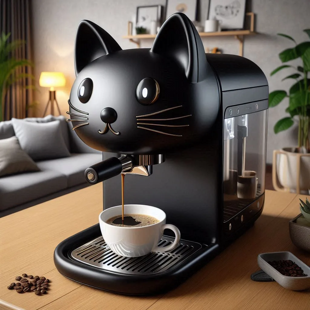 Cat-Shaped-Coffee-Maker