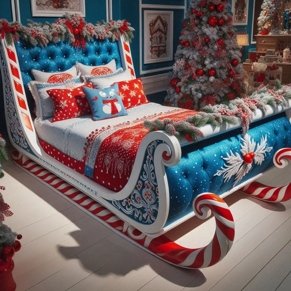 Christmas-Sleigh-Bed