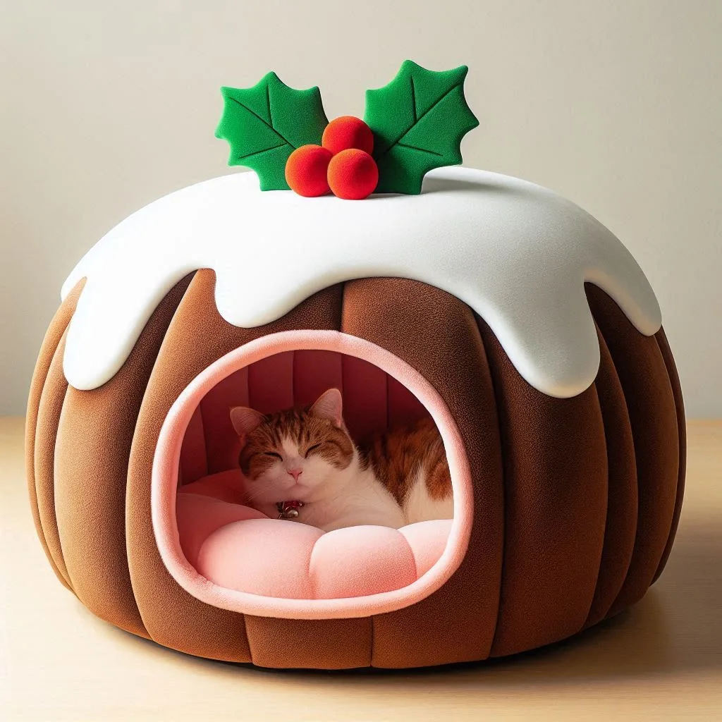 Giant-Christmas-Pudding-Pet-Bed