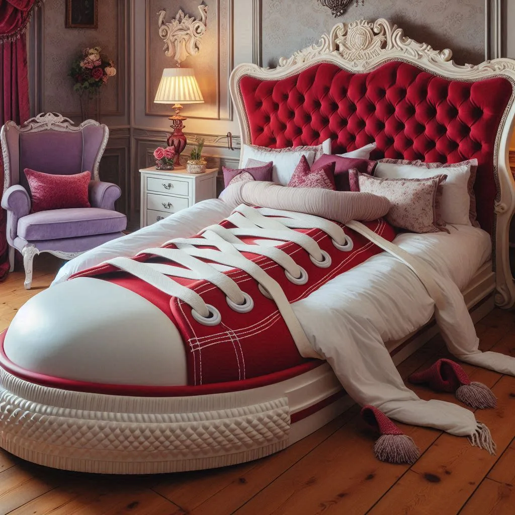 Giant-Sneaker-Shaped-Bed