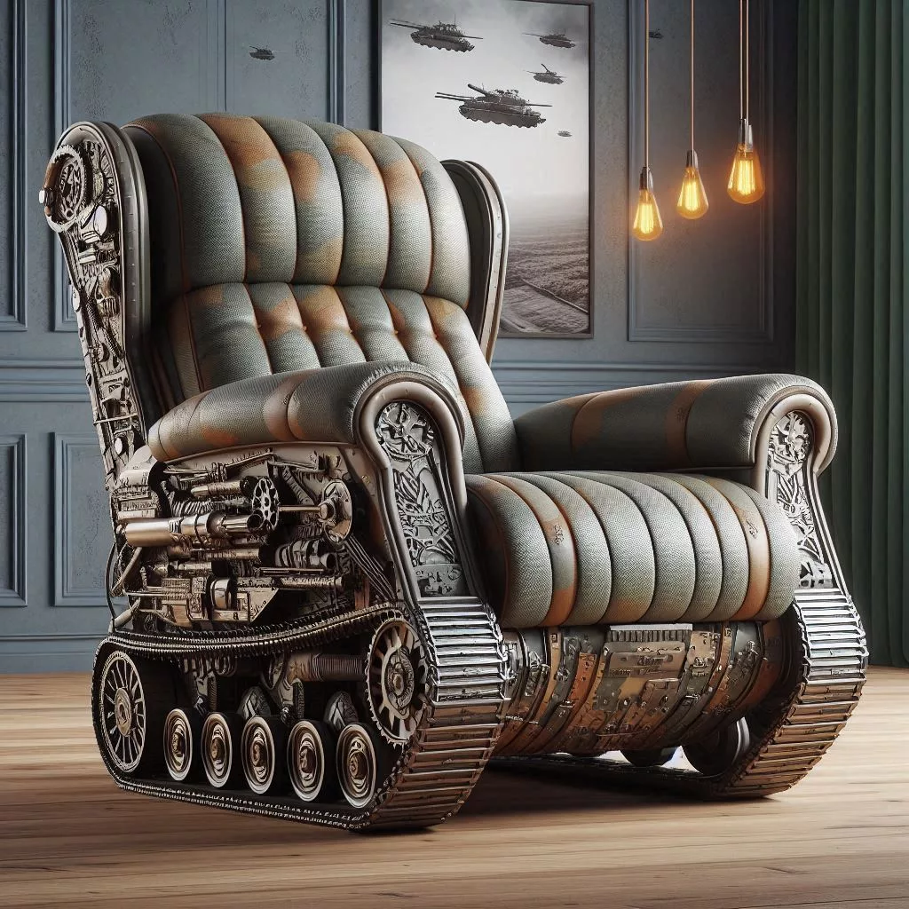 Tank-Inspired-Recliner-Chair