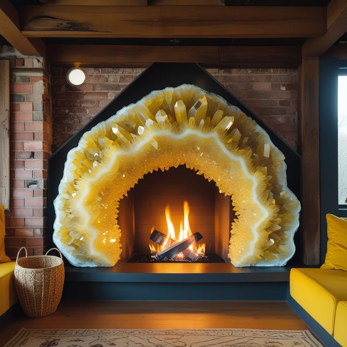 Amethyst-Geode-Fireplace