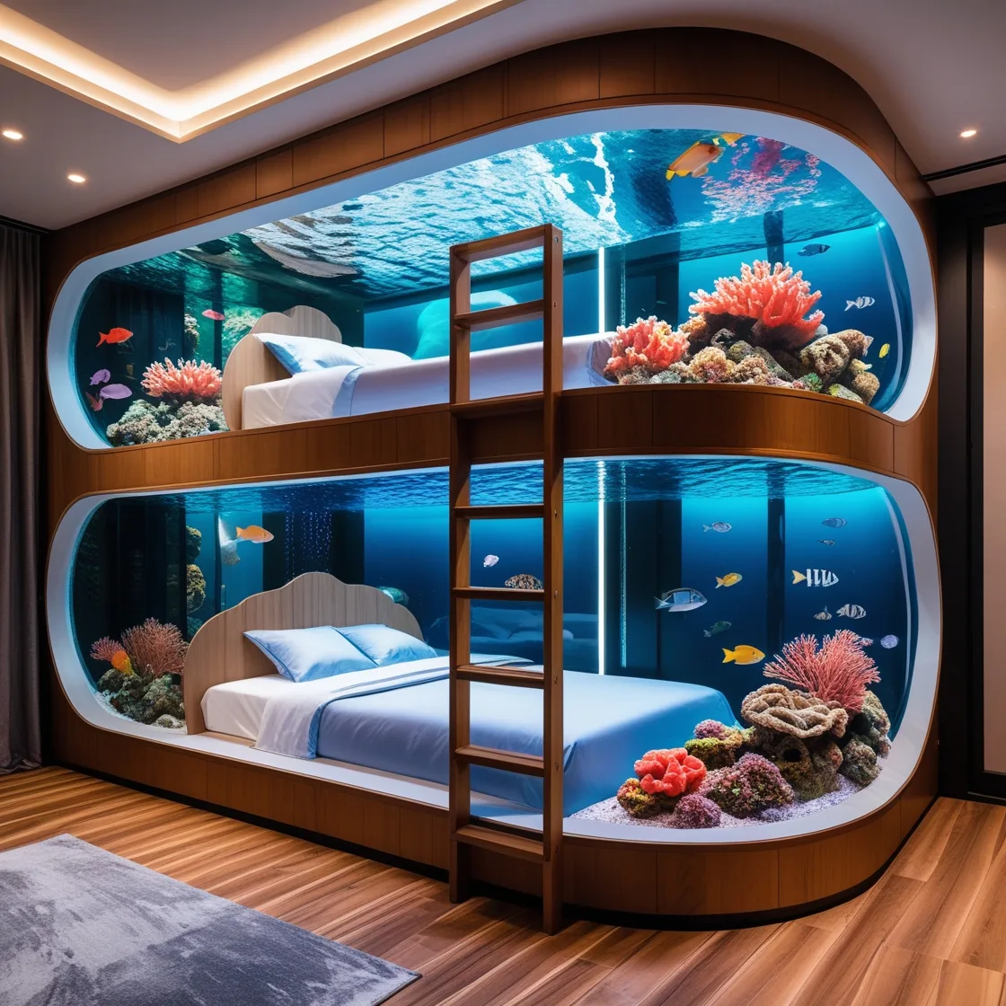 Aquarium-Bunk-Bed