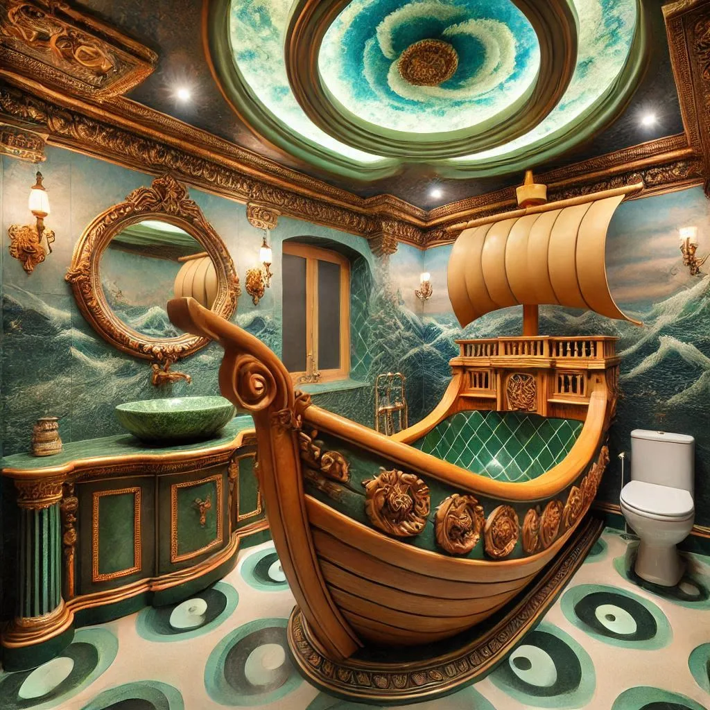 Boat-Shaped-Bathtubs