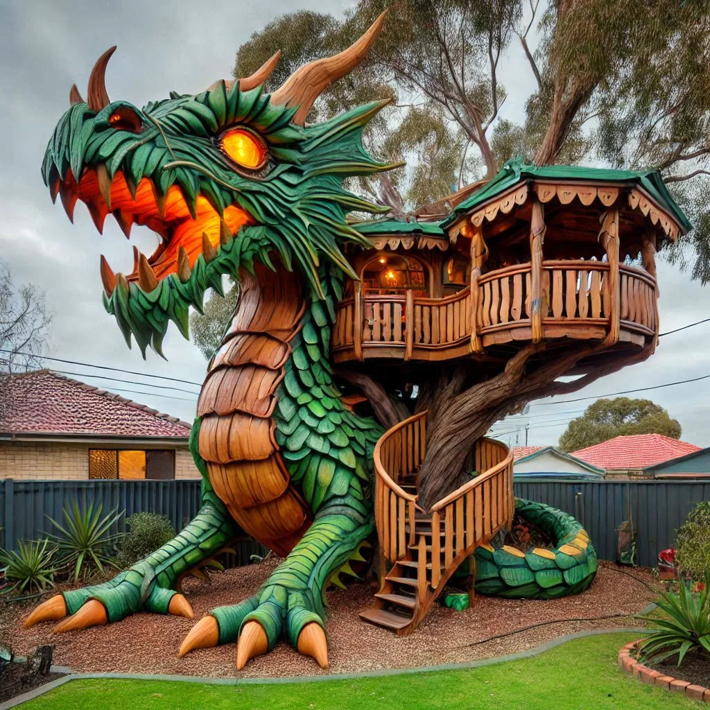 Dragon-Shaped-Tree-House