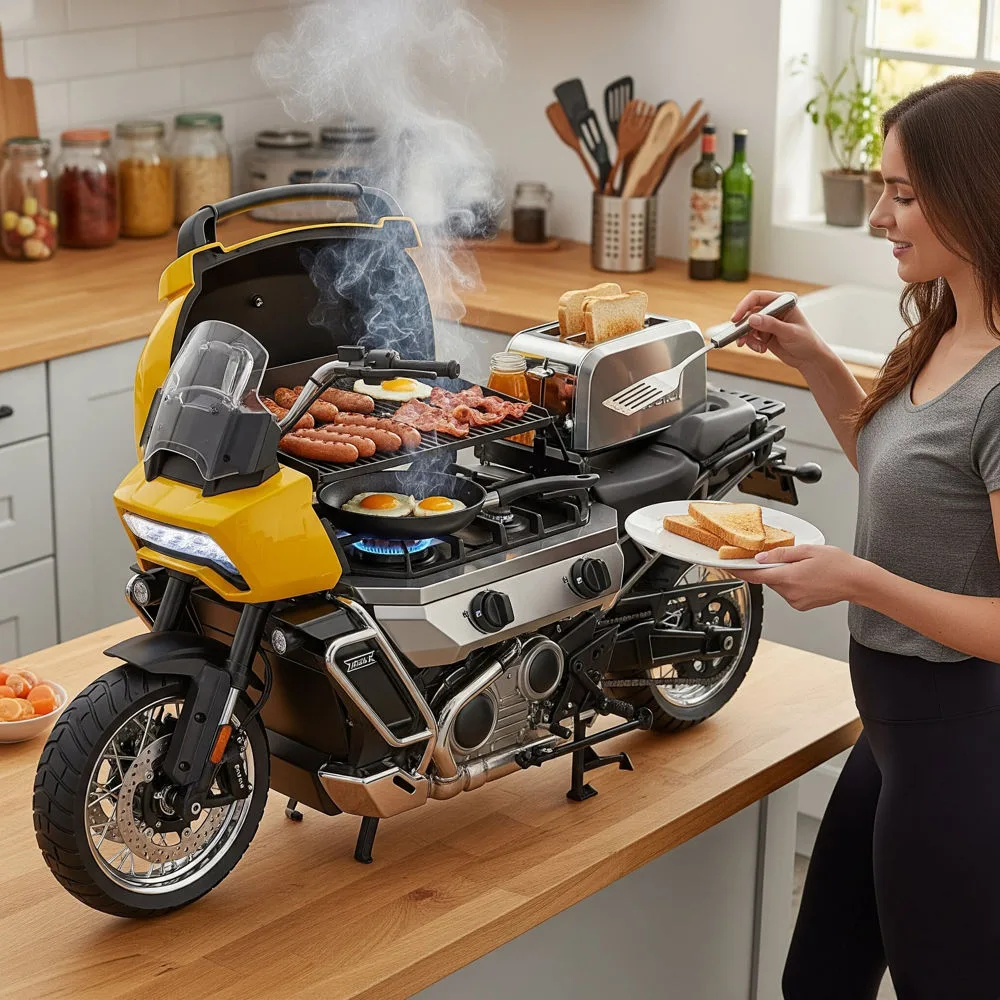Harley Davidson Breakfast Station