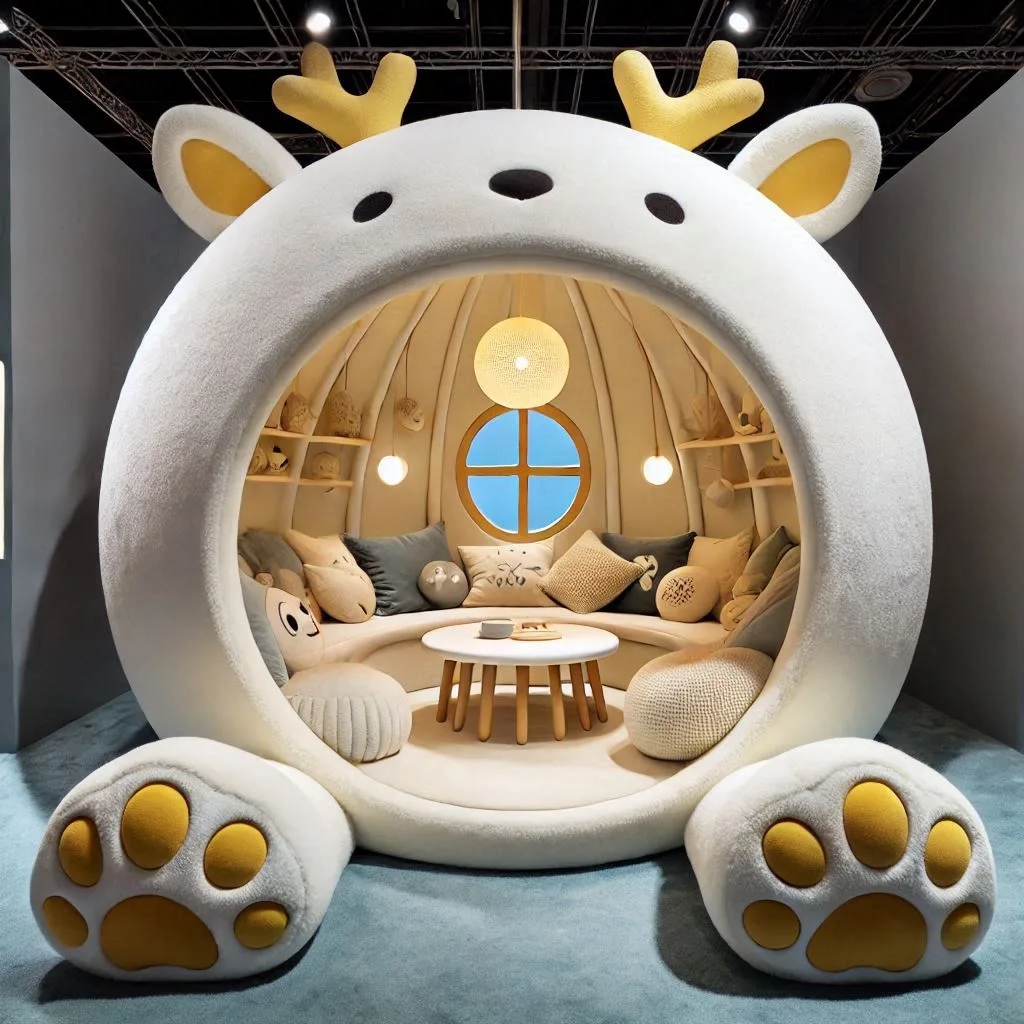 Reindeer-Shaped-Lounge-Pod