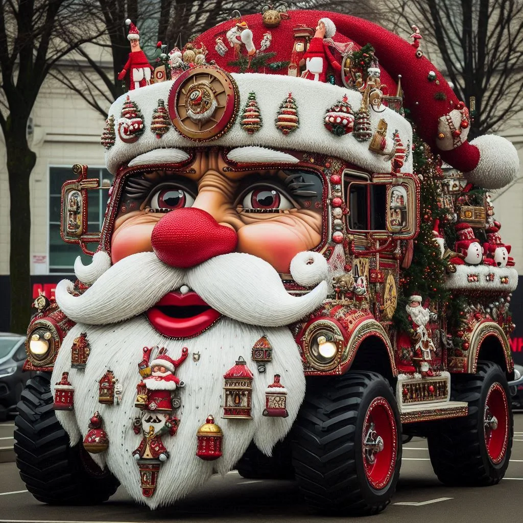 Santa-Claus-Inspired-Car