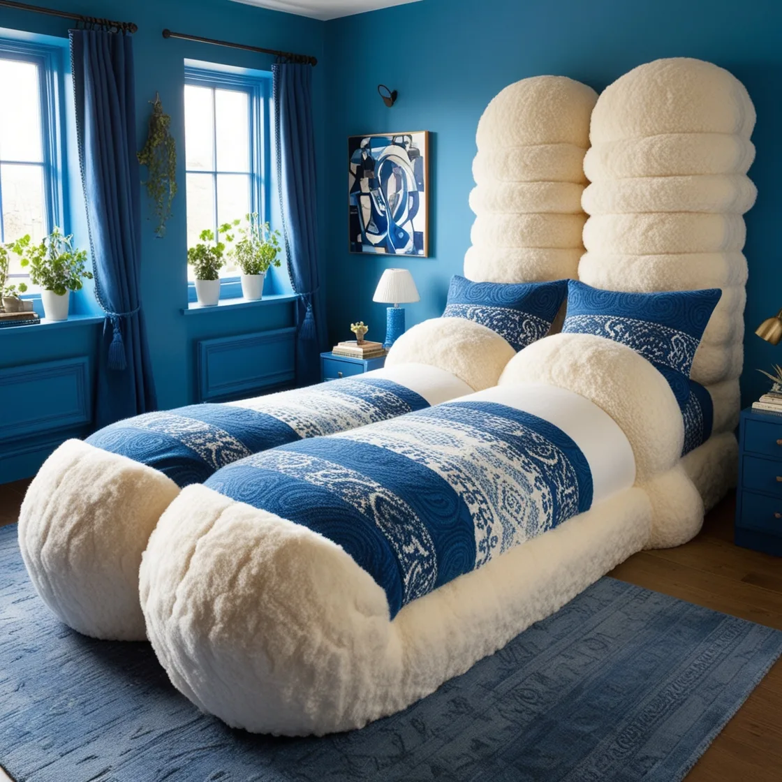 Socks-Shaped-Bed