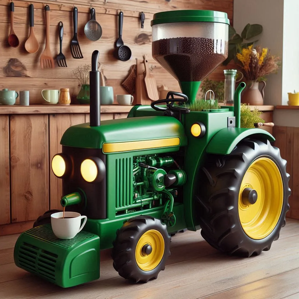 Tractor-Shaped-Coffee-Maker