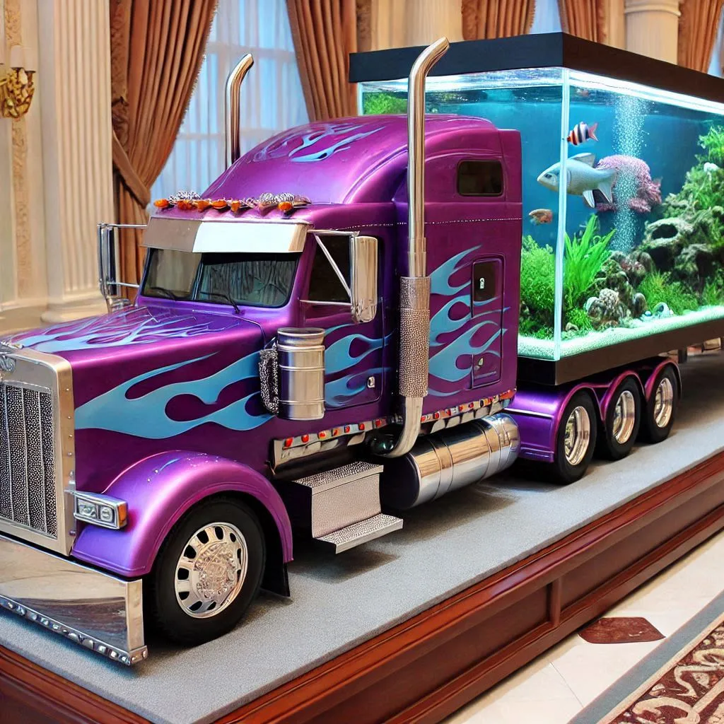 Truck-Shaped-Aquarium