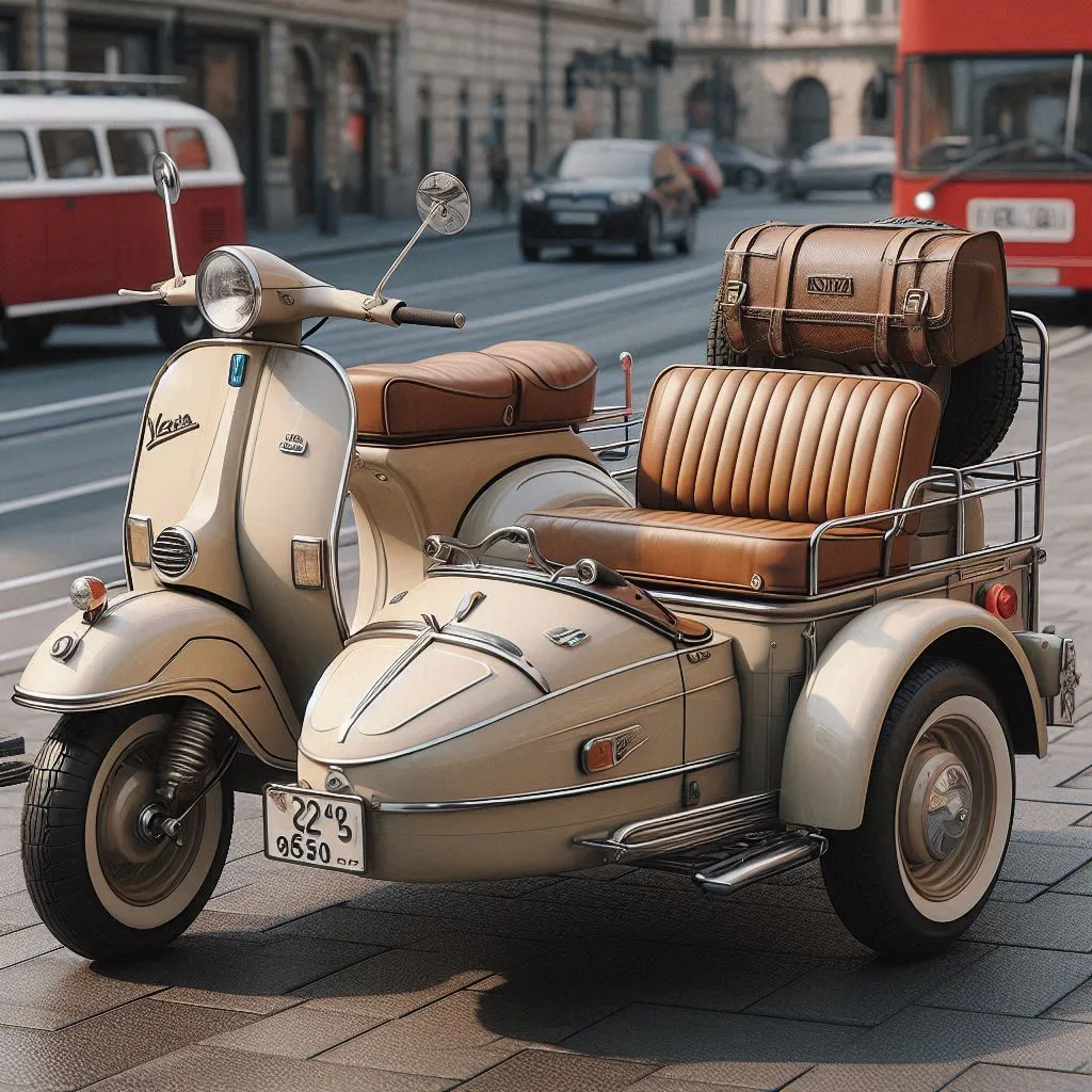 Vespa-With-a-Sidecar