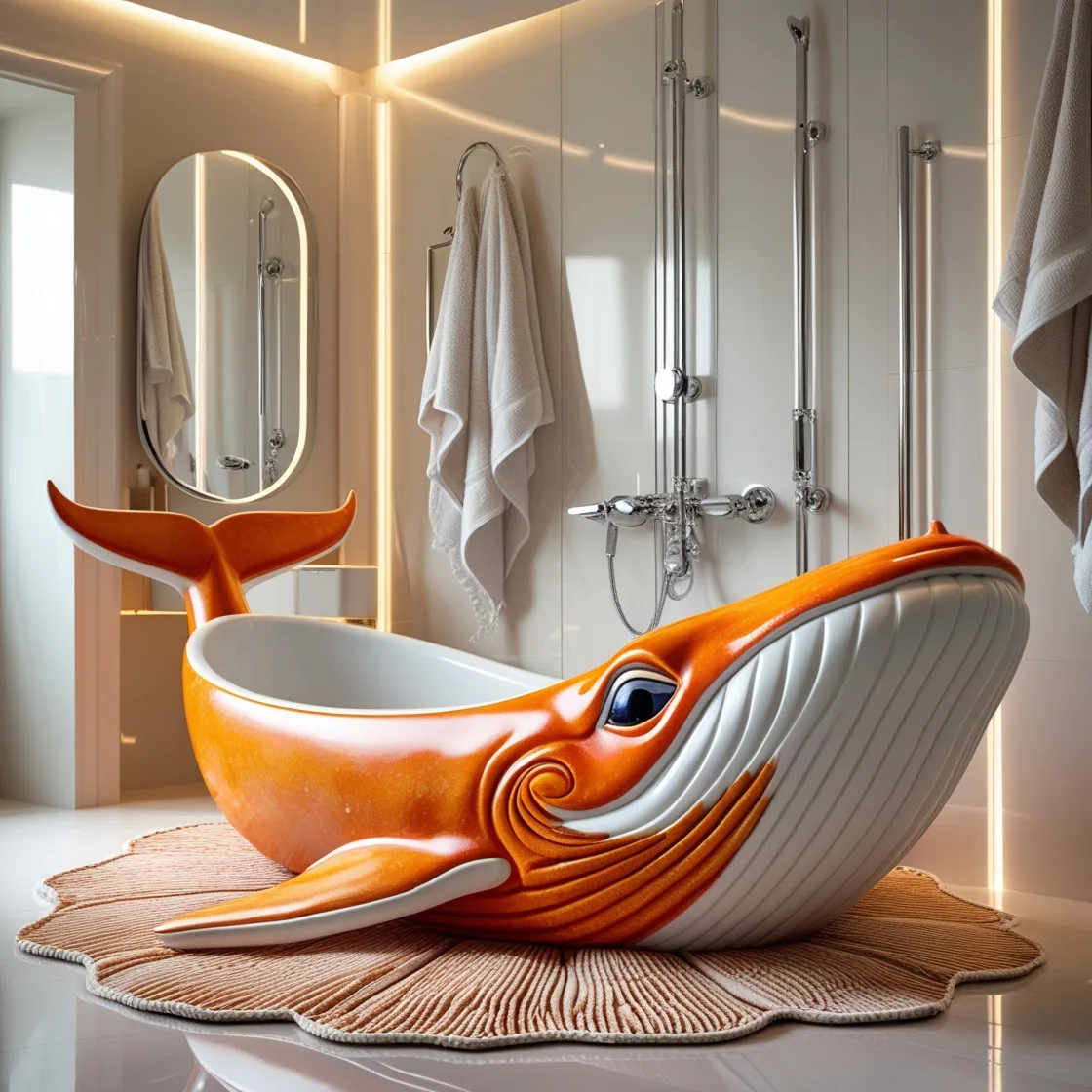 Whale-Shaped-Bathtub