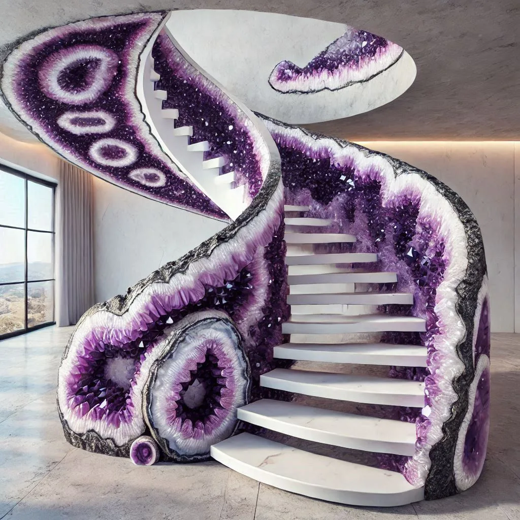 Amethyst-Geode-Staircase