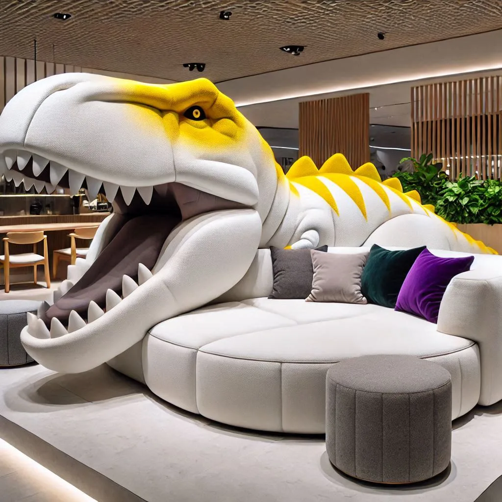 Dinosaur-Shaped-Loungers