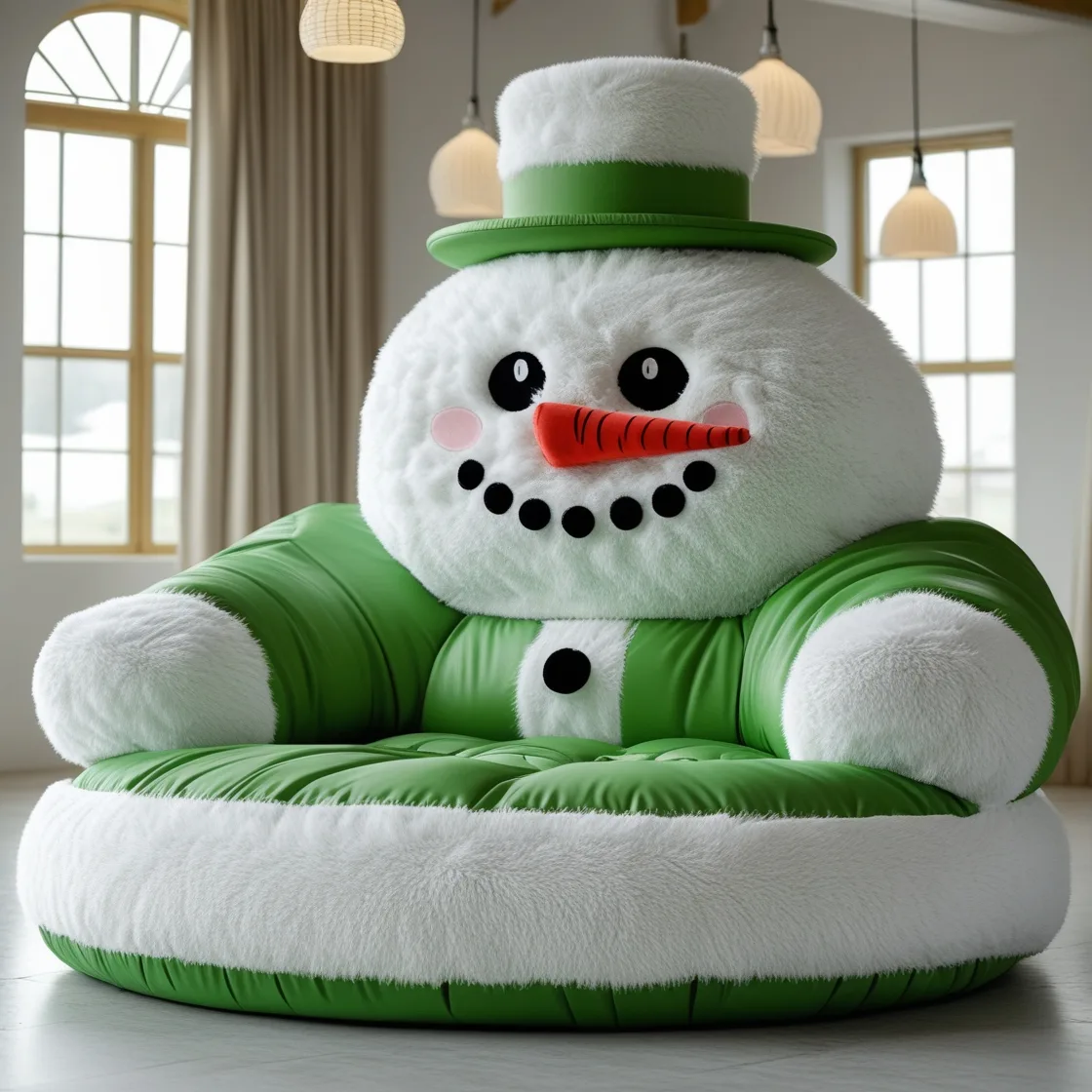 Giant-Snowman-Loungers