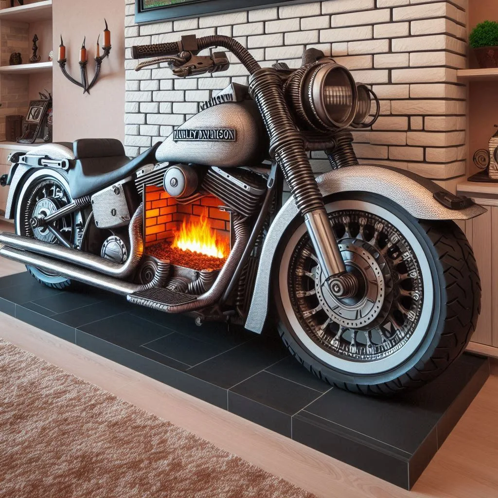 Harley-Davidson-Fireplace