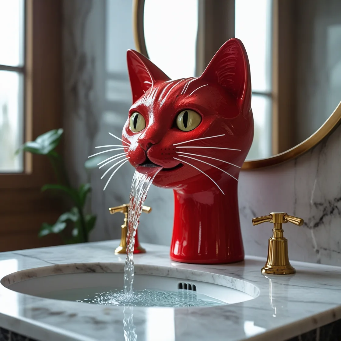 Cat-Shaped-Faucets