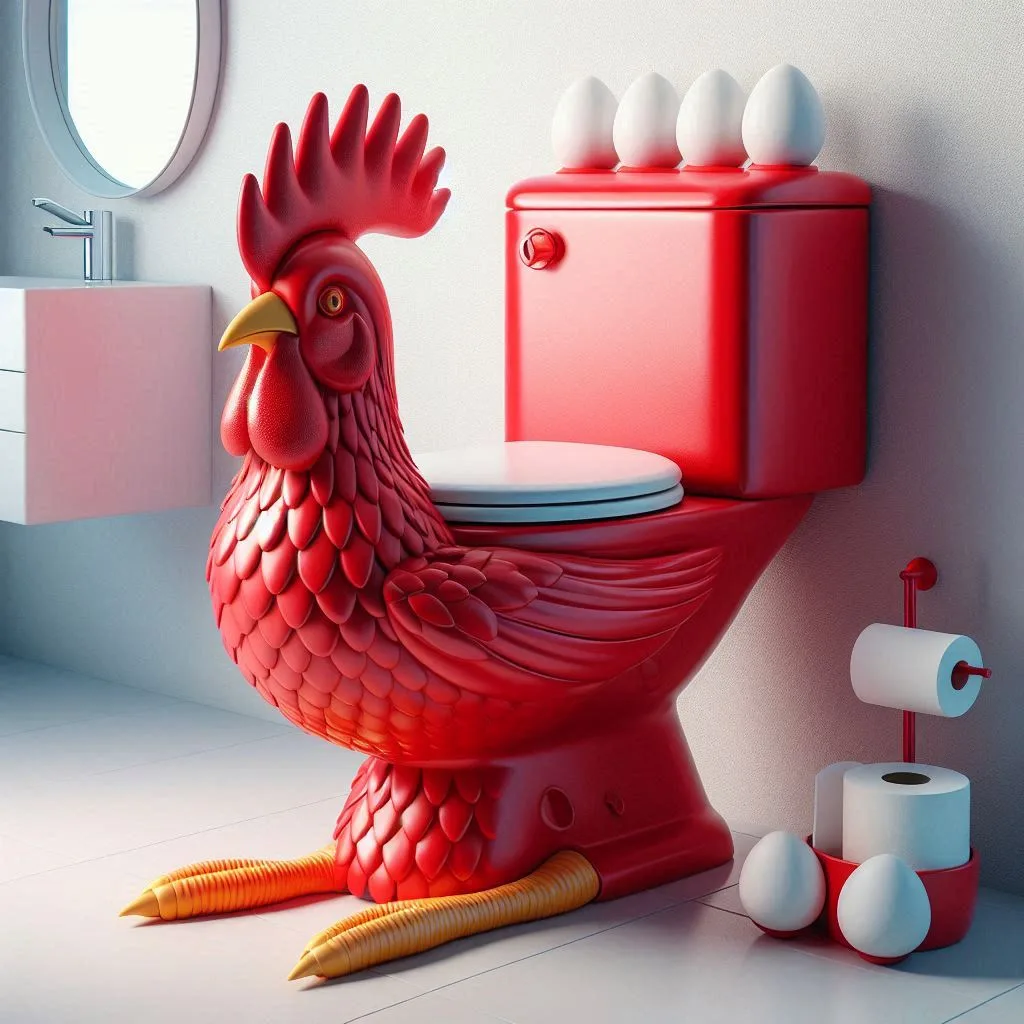 Chicken-Shaped-Toilets