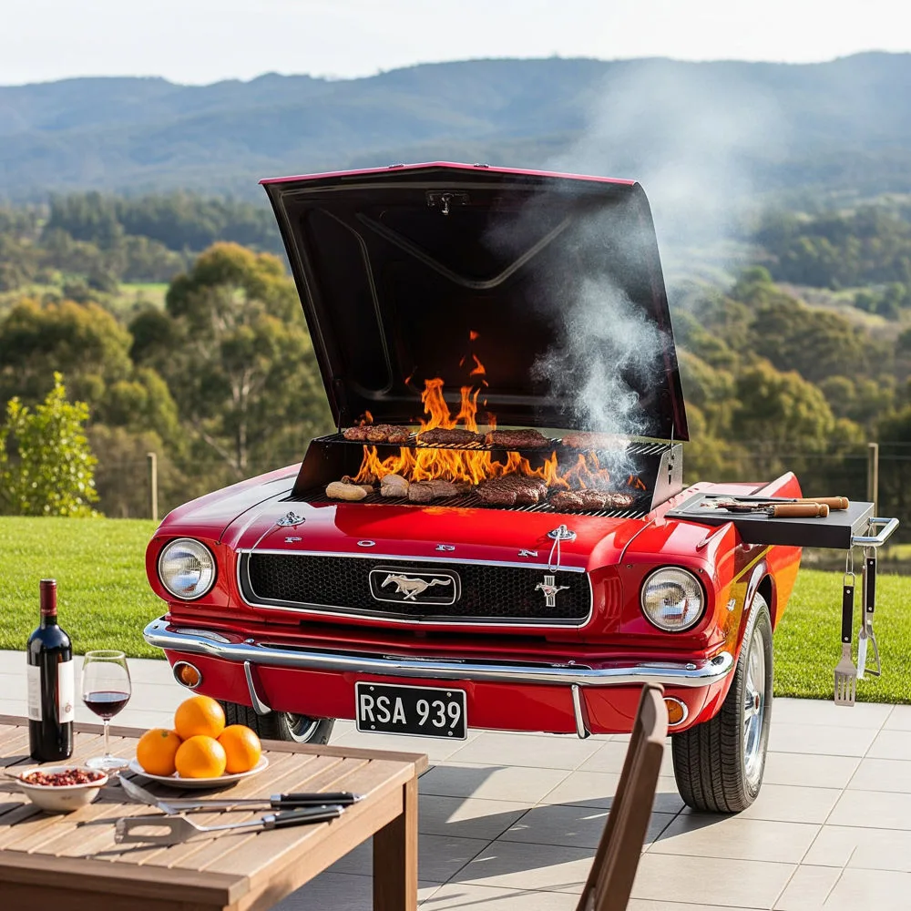Mustang Inspired BBQ Grills