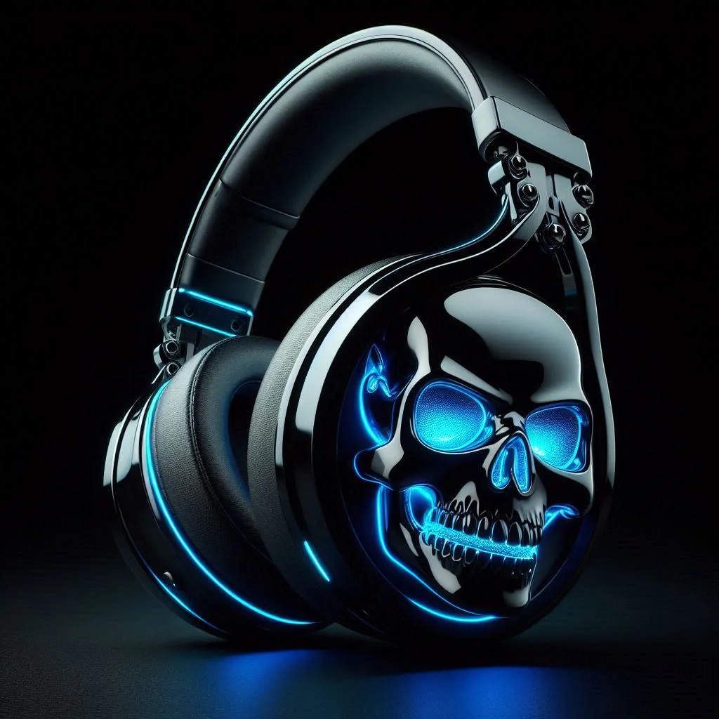 Skull-Shaped-Headphones