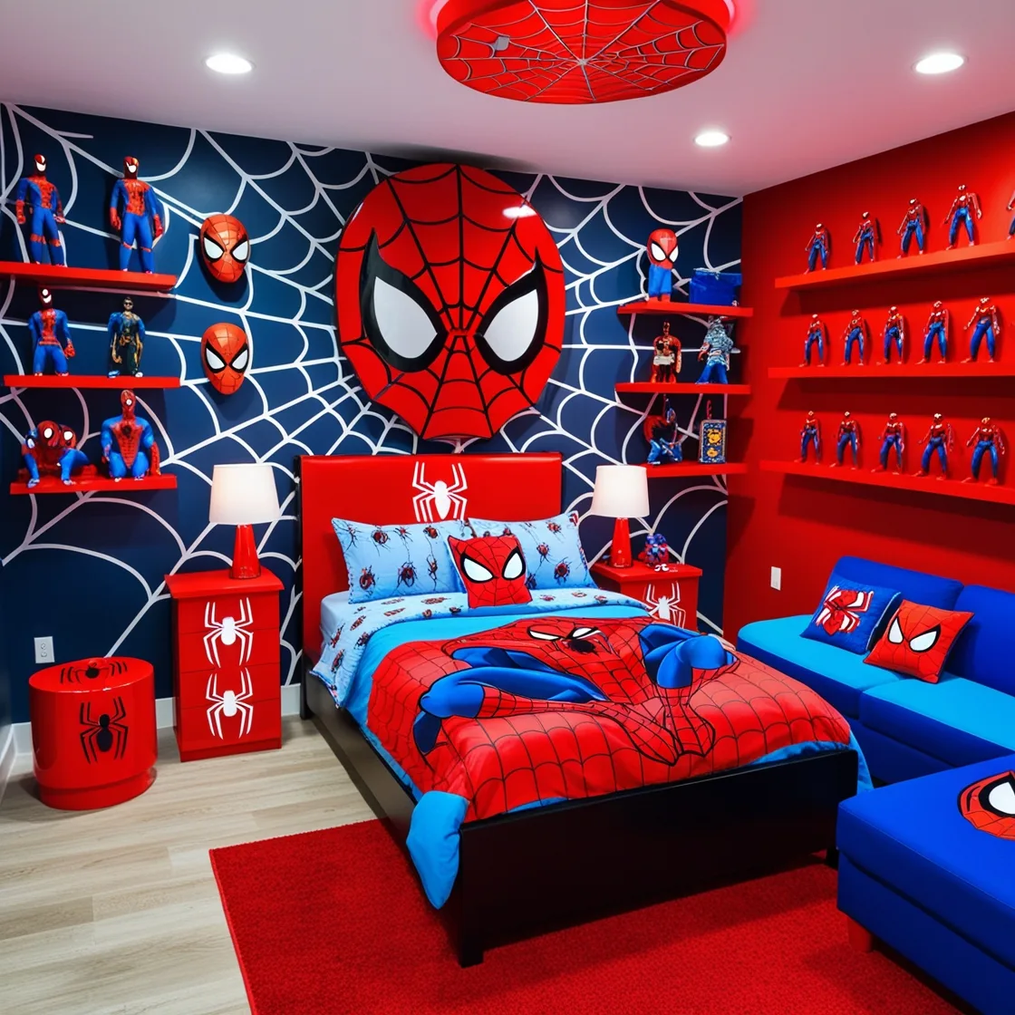 Spider-Man-Themed-Bedroom