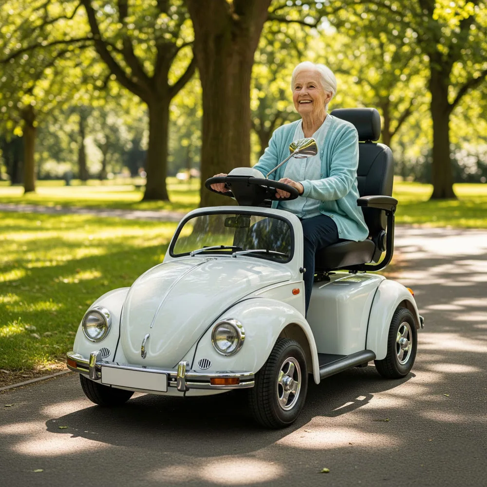 VW Beetle Inspired Mobility Scooter