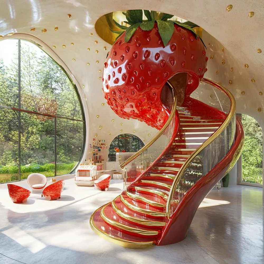 Fruit-Shaped-Staircase