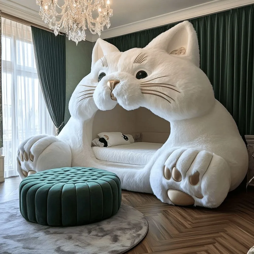 Giant-Cat-Shaped-Lounge-Pods