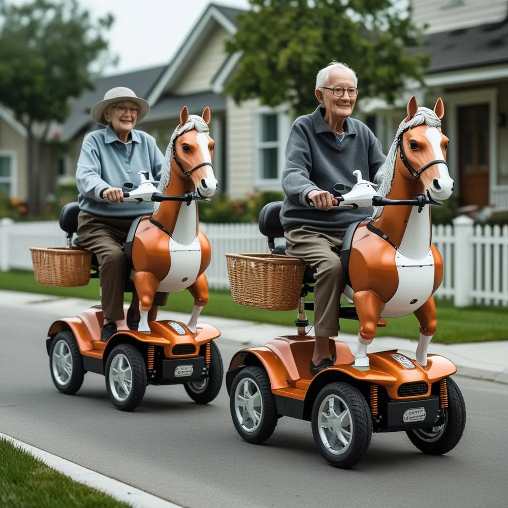 Horse-Shaped-Mobility-Scooters