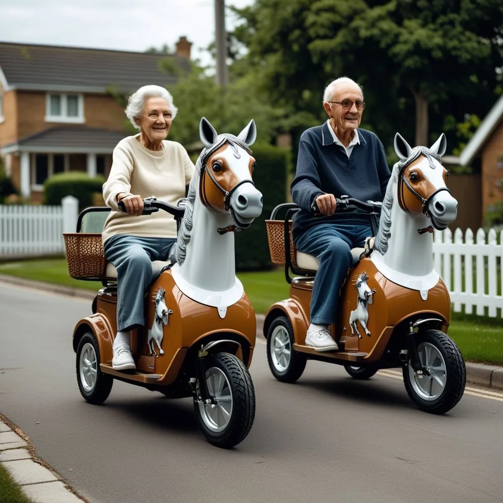 Horse-Shaped Mobility Scooters