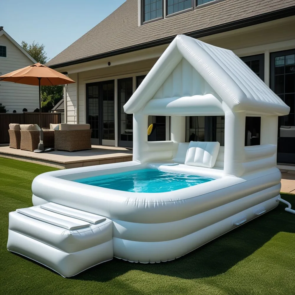 House-Shaped Inflatable Pool