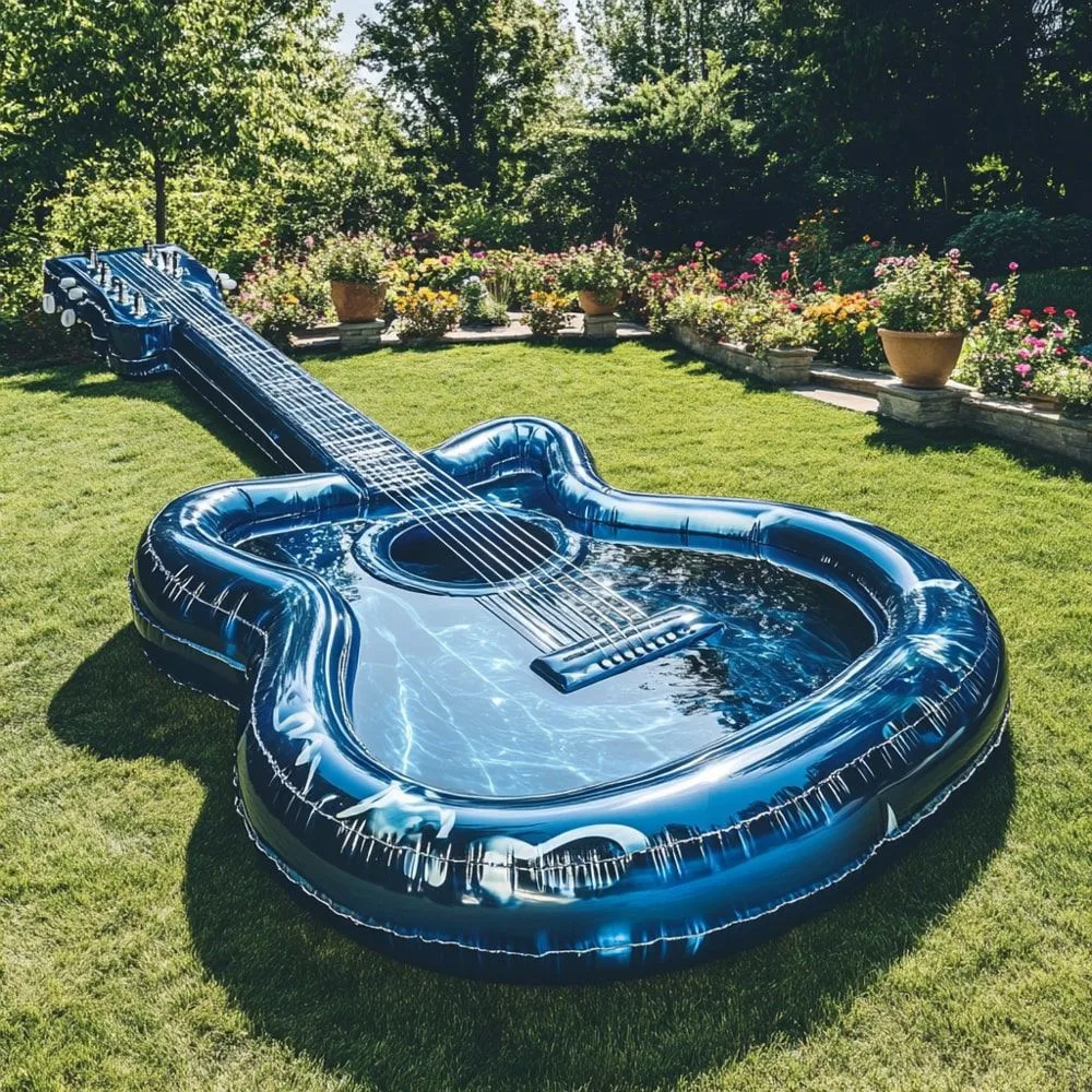 Inflatable-Guitar-Swimming-Pool