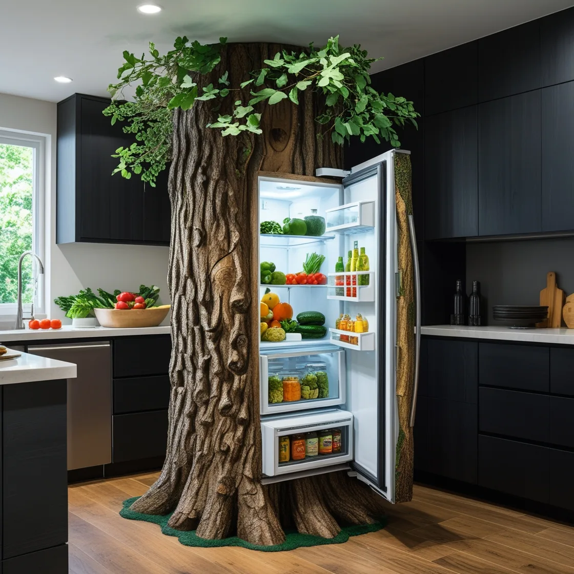 Tree-Shaped Refrigerator