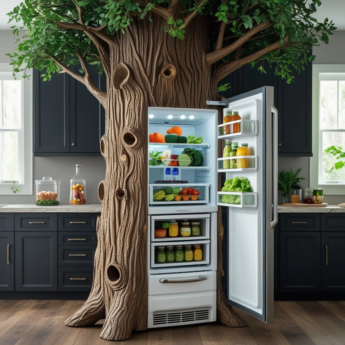 Tree-Shaped-Refrigerator