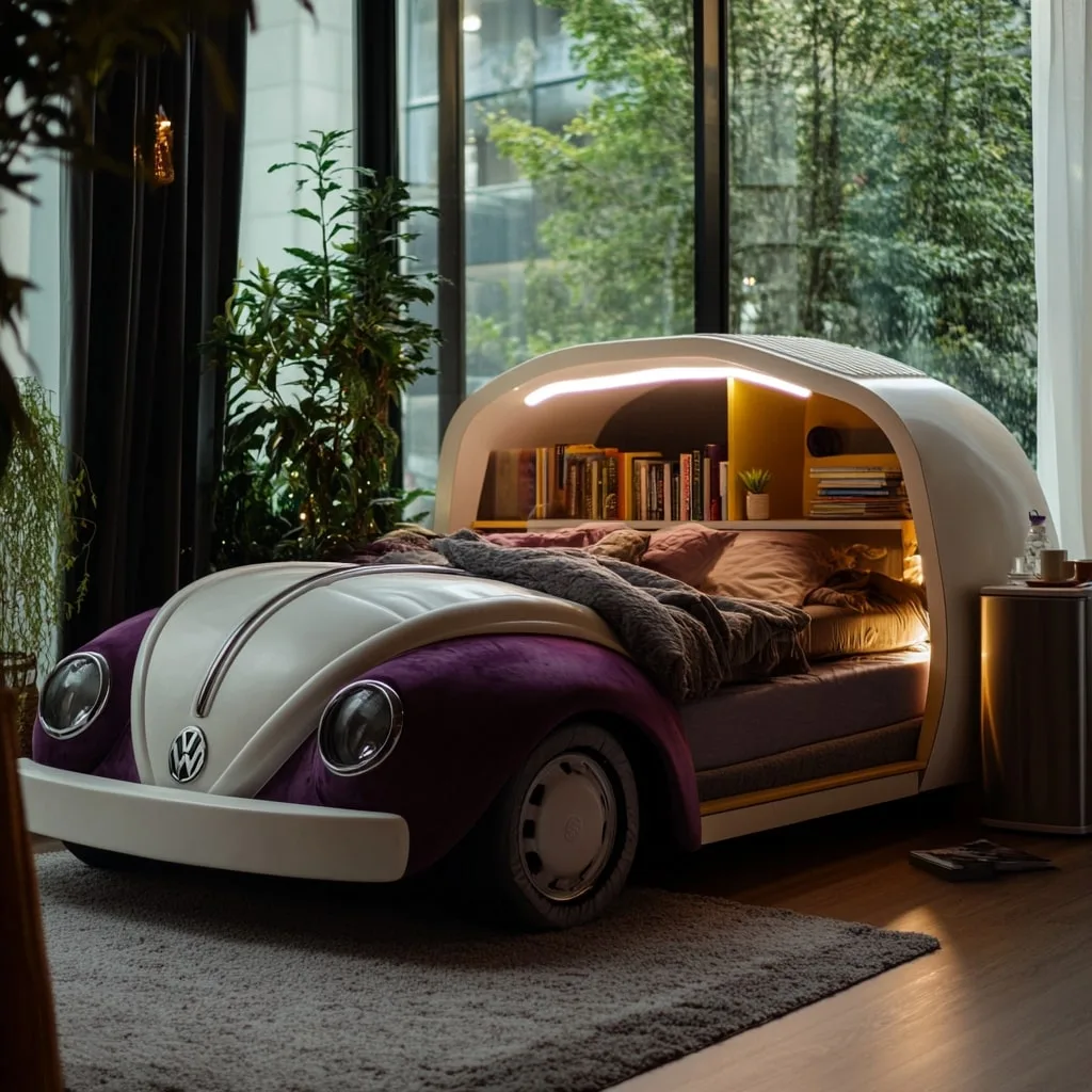 Volkswagen Beetle-Inspired Bed