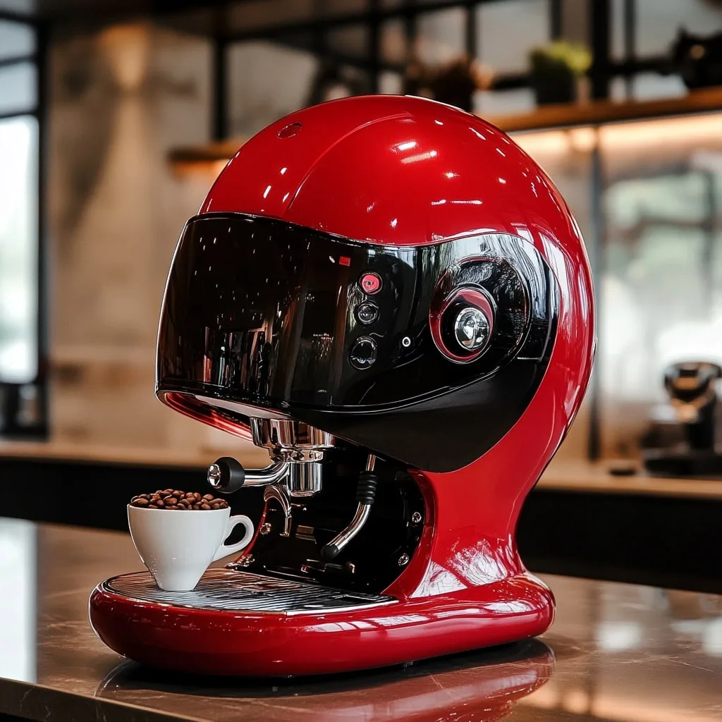 Helmet Coffee Makers