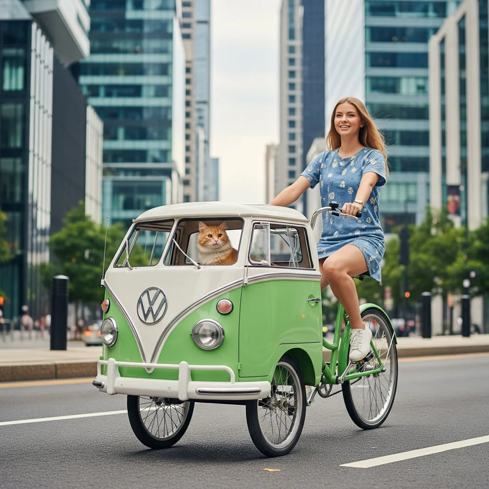Volkswagen Bicycle Pet Stroller
