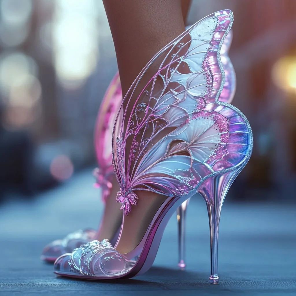 Butterfly High Heels