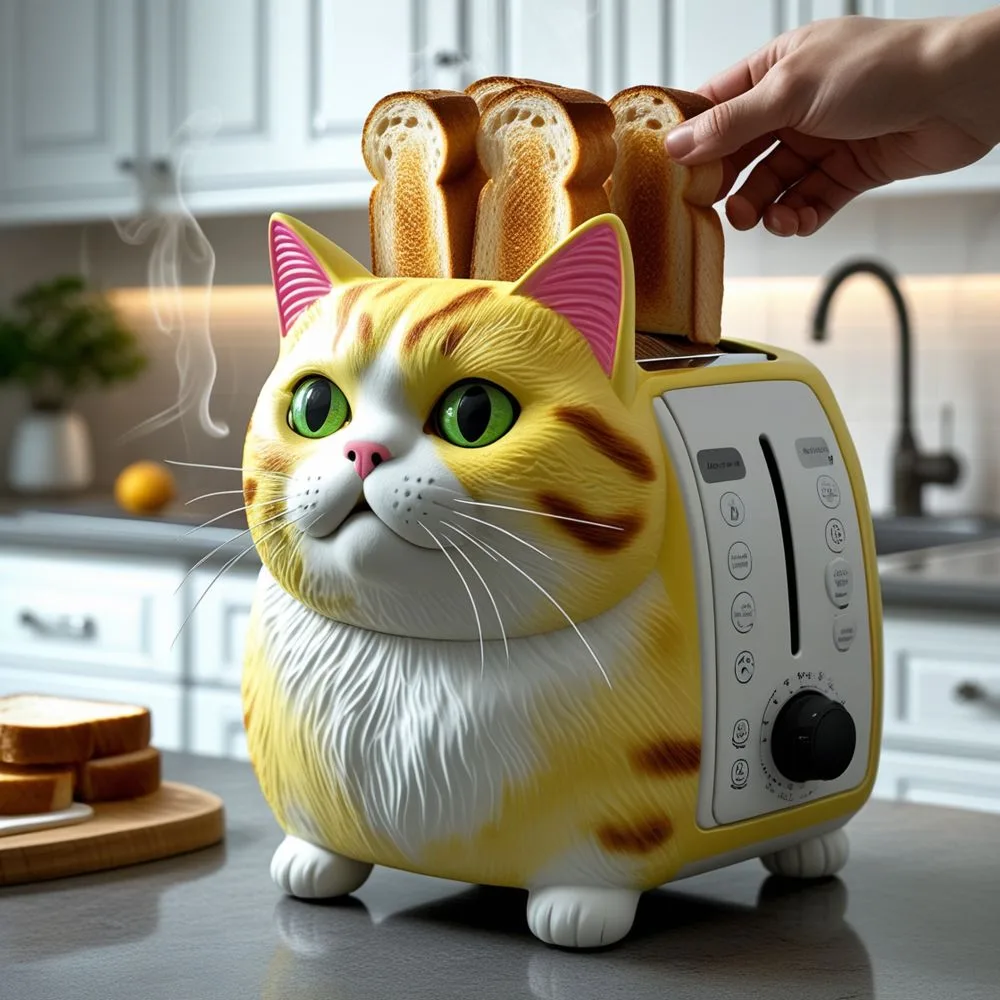 Cat Shaped Toaster