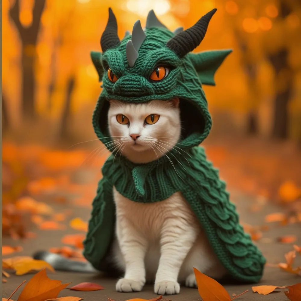 Dragon Hoodies For Cats