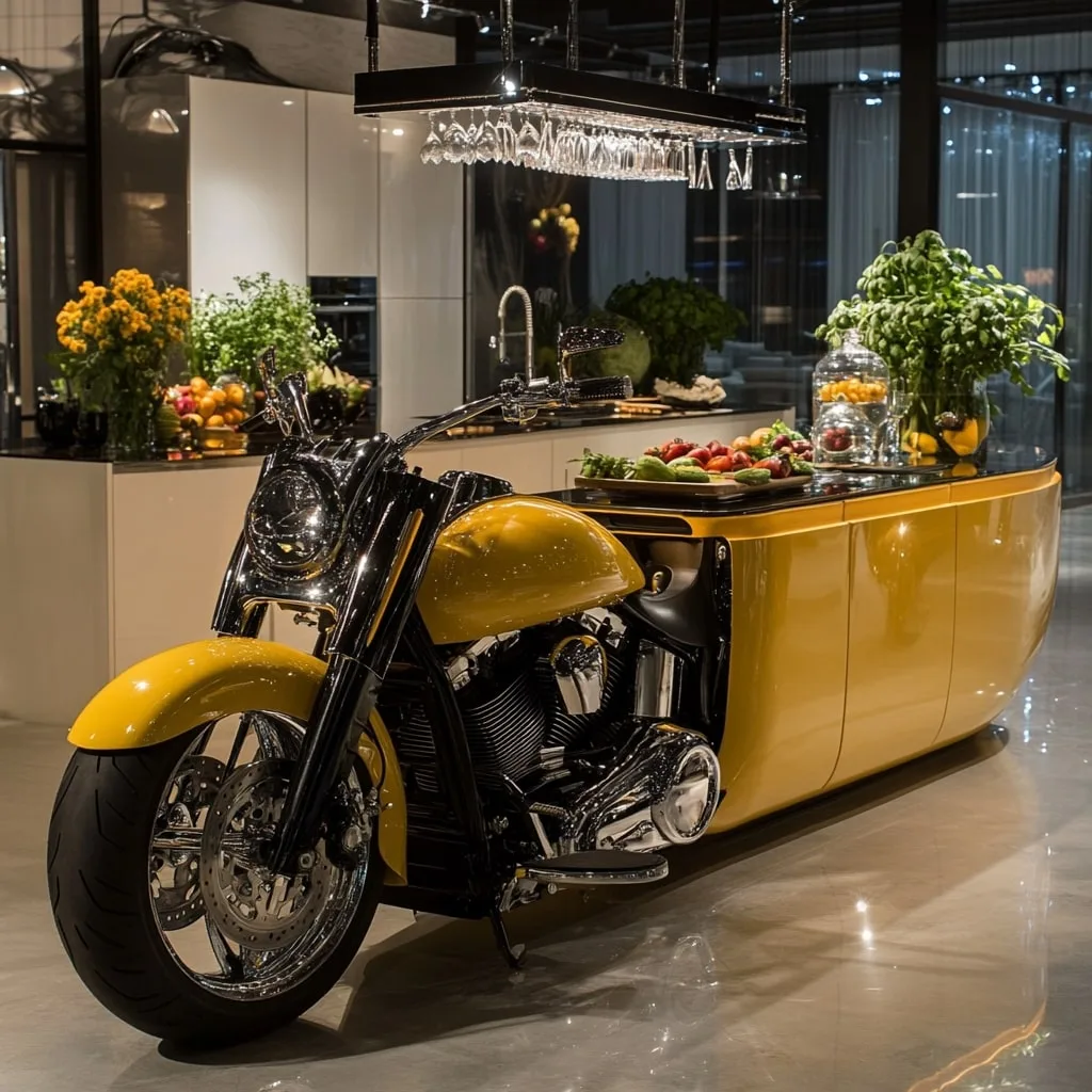 Harley Davidson Kitchen Island