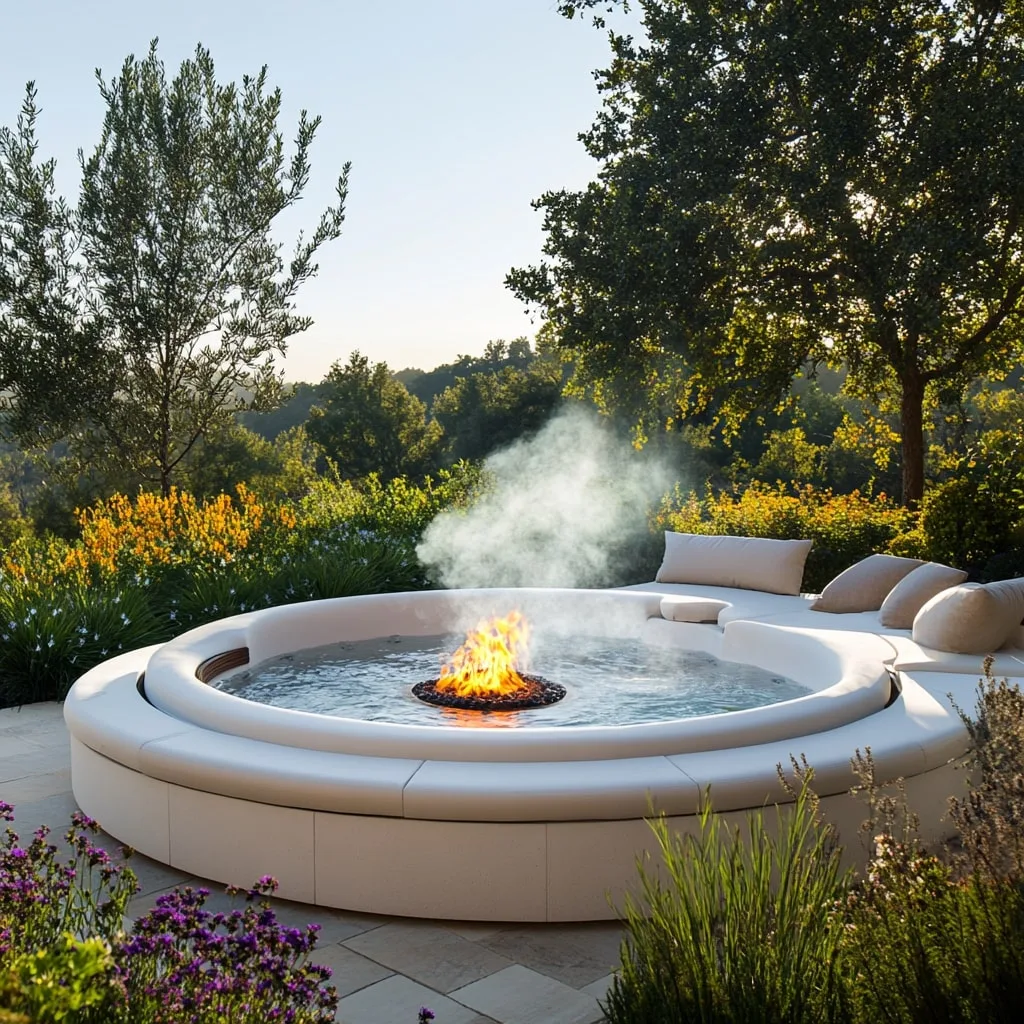 Hot Tubs With Fire Pit