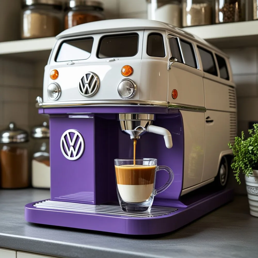 VW Bus Shaped Coffee Maker