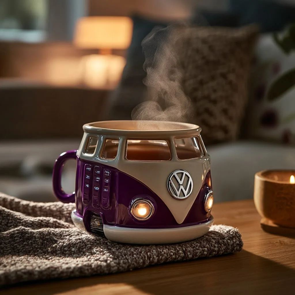 VW Bus Shaped Coffee Mug