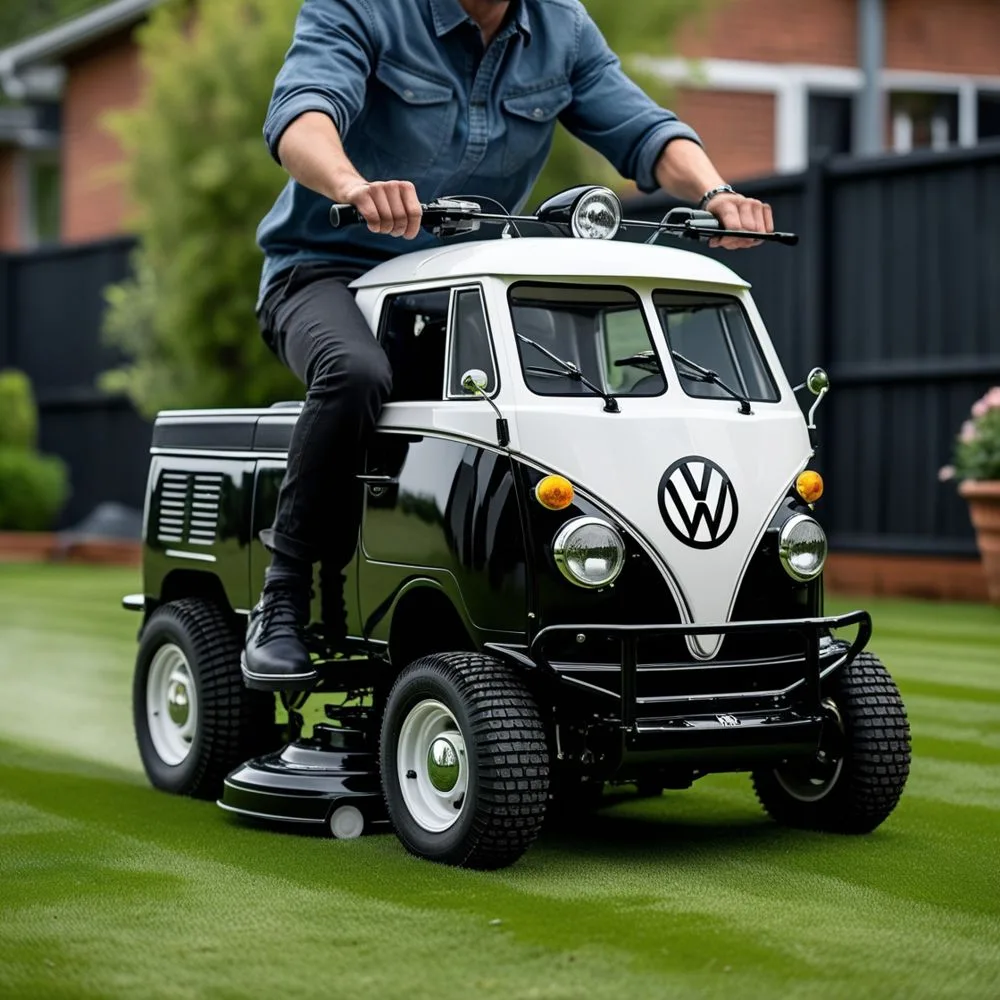 Volkswagen Bus Mowers