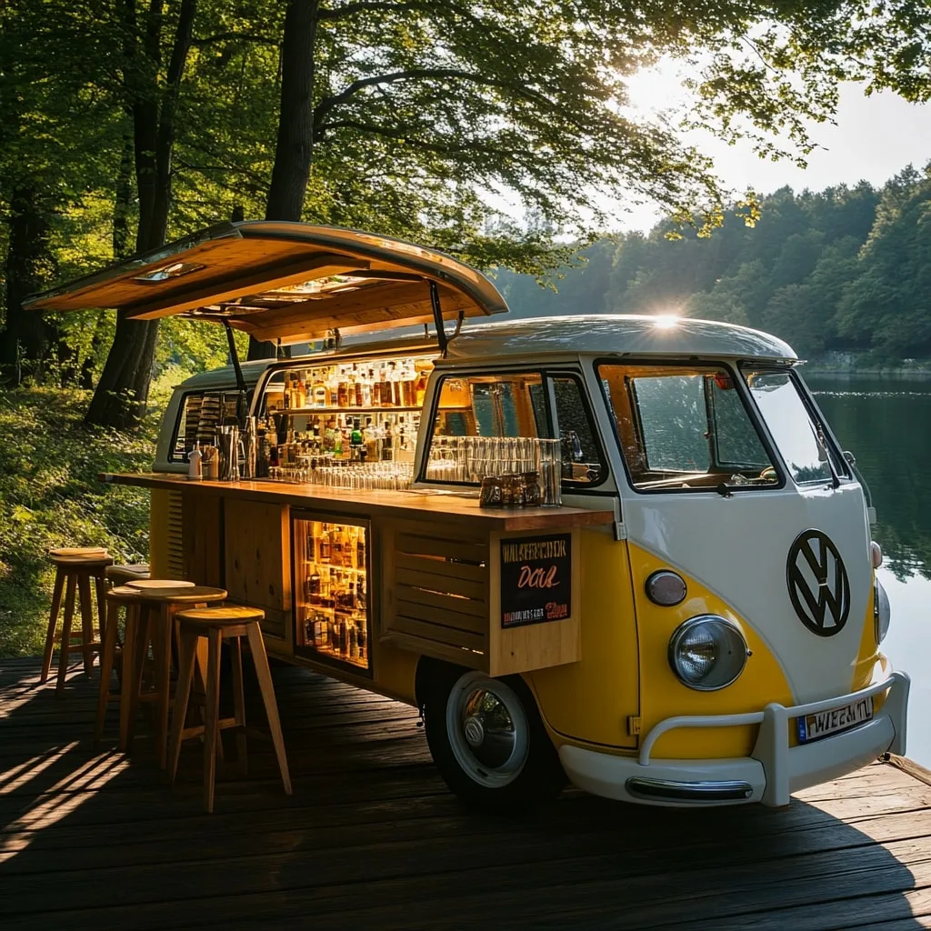 Volkswagen Bus Outdoor Bar