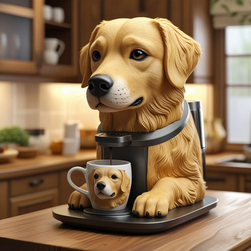 Dog Shaped Coffee Maker