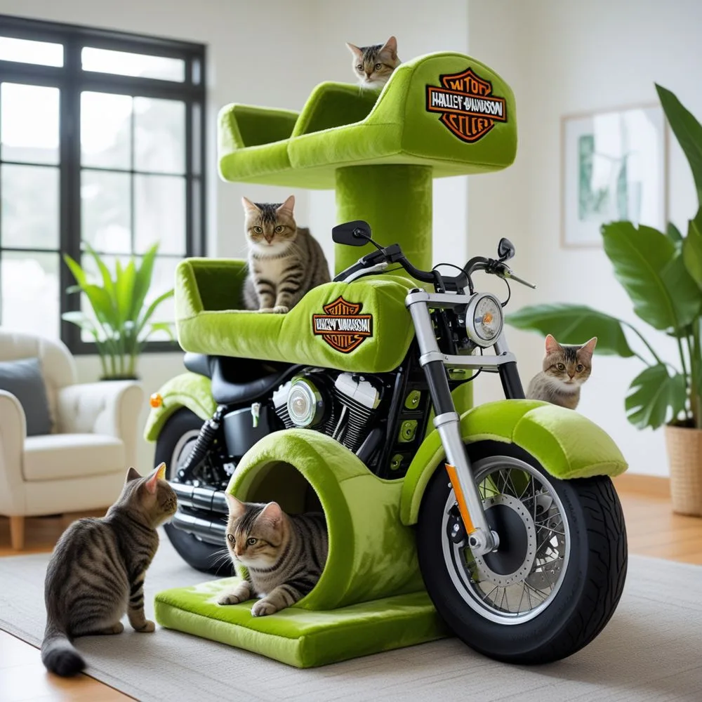 Harley Davidson Cat Tree