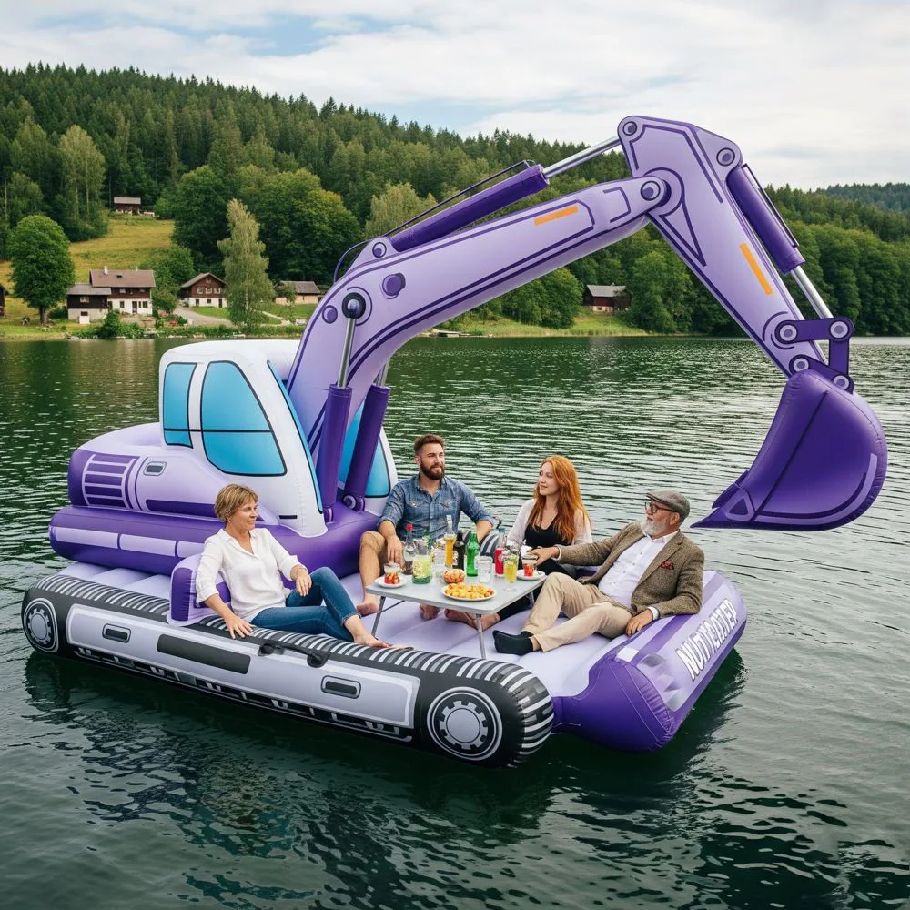 Inflatable Excavator Lake Floats